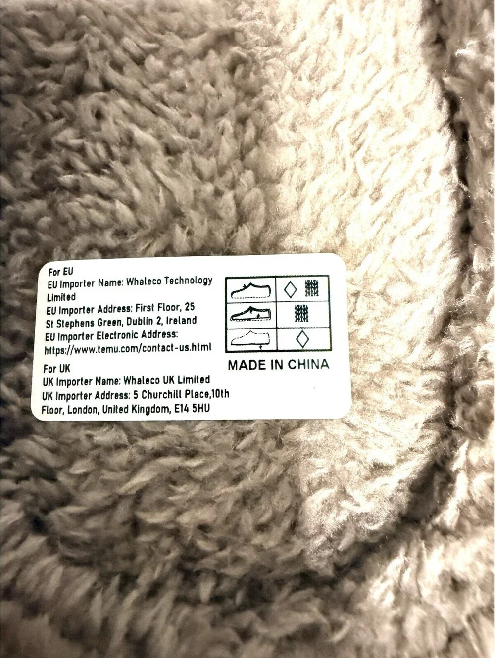 New Warm House Slippers Brown Faux Fur Indoor Shoes Men’s US 10.5-11